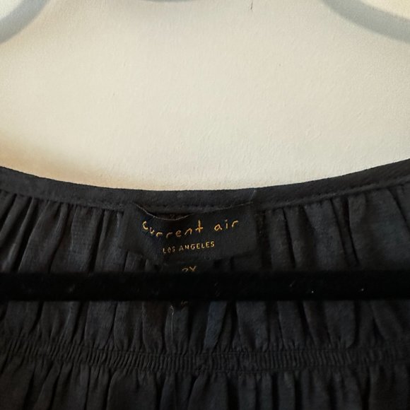 Anthropologie Gray Ruffled Blouse - Picture 4 of 11